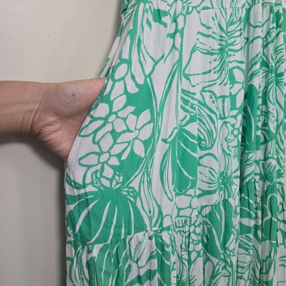 Lilly Pulitzer Beccalyn Halter Maxi Dress Size M Spearmint Green NEW NWT - Picture 7 of 14